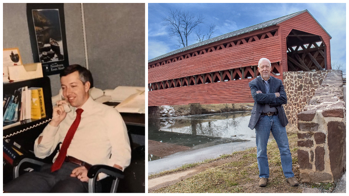 BH President and CEO Brian Funkhouser then and now